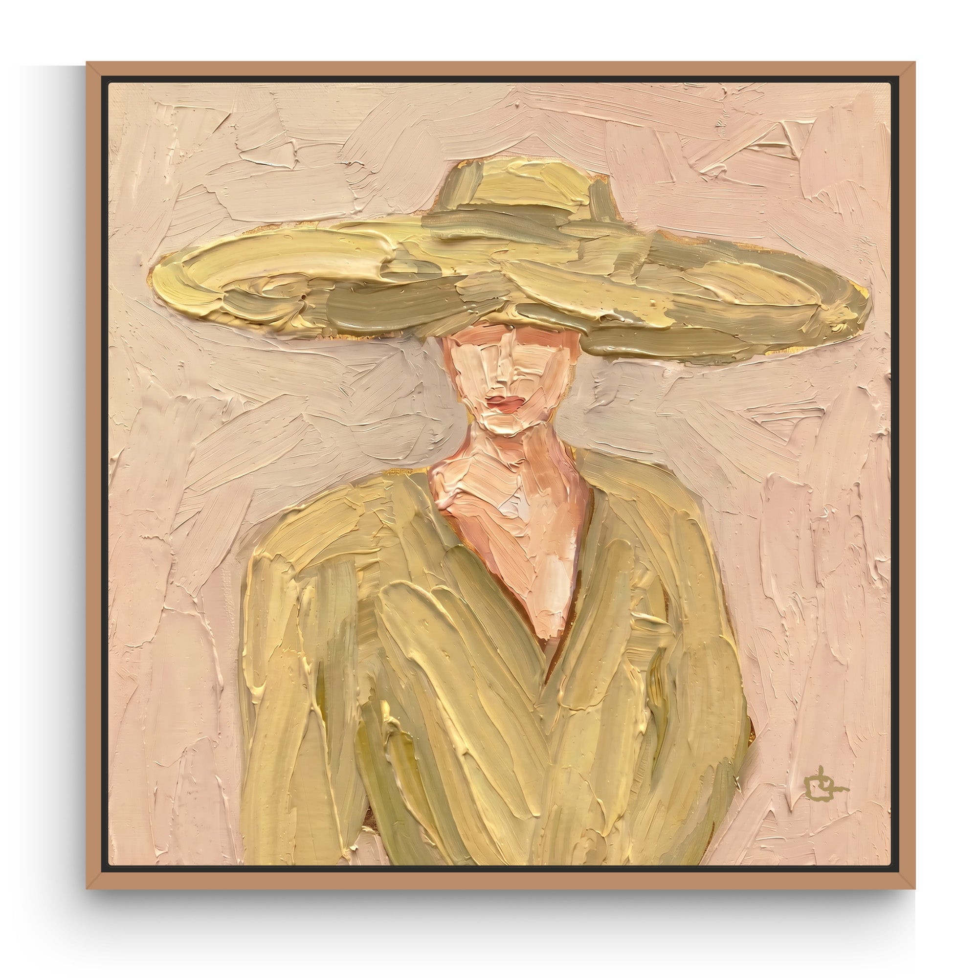 Blind Muse Golden Butter Wall Art Canvas Print image 14