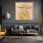 Blind Muse Golden Butter Wall Art Canvas Print image 3