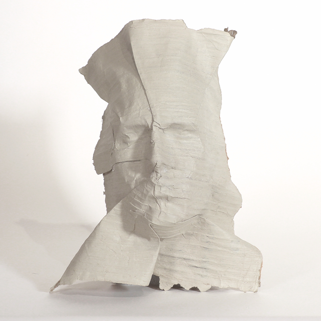Native American Origami Cardboard Sculpture