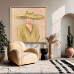 Blind Muse Golden Butter Wall Art Canvas Print image 1