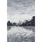 Leaving Nashville Original Painting Wall Art 9"x12" image 1