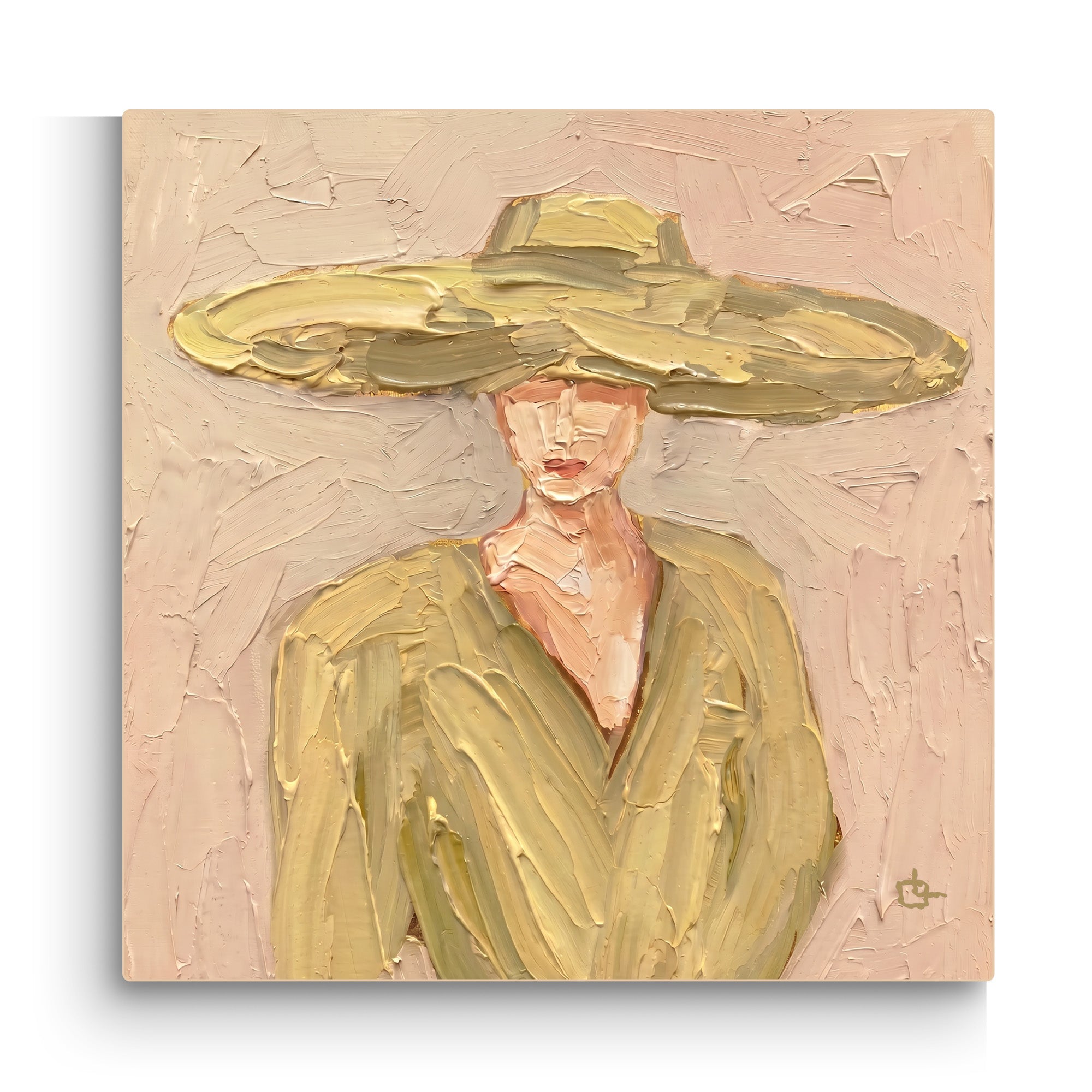 Blind Muse Golden Butter Wall Art Canvas Print image 10