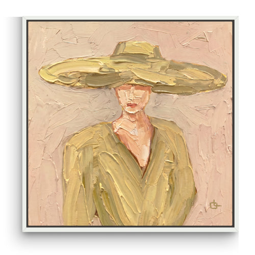 Blind Muse Golden Butter Wall Art Canvas Print image 0