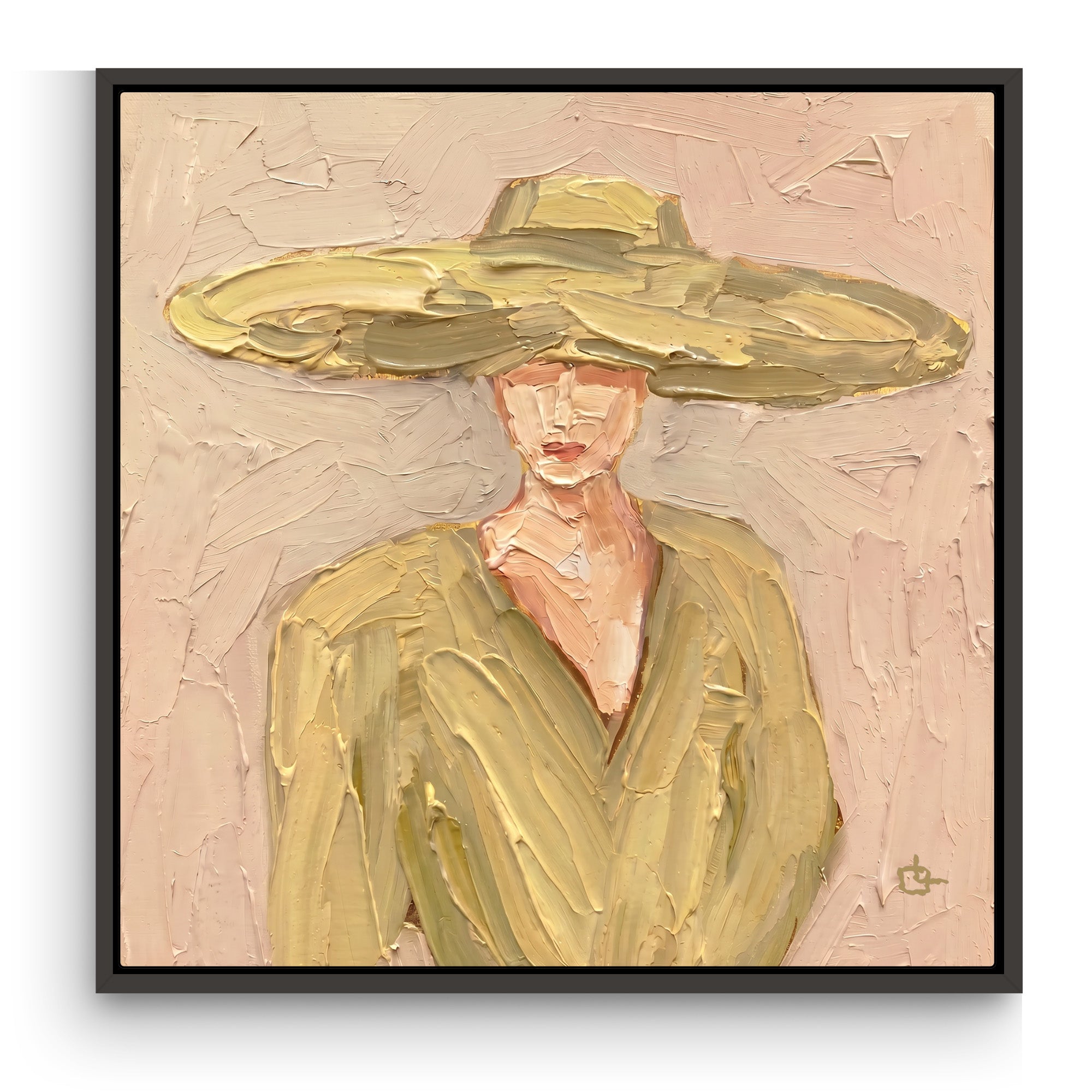 Blind Muse Golden Butter Wall Art Canvas Print image 13