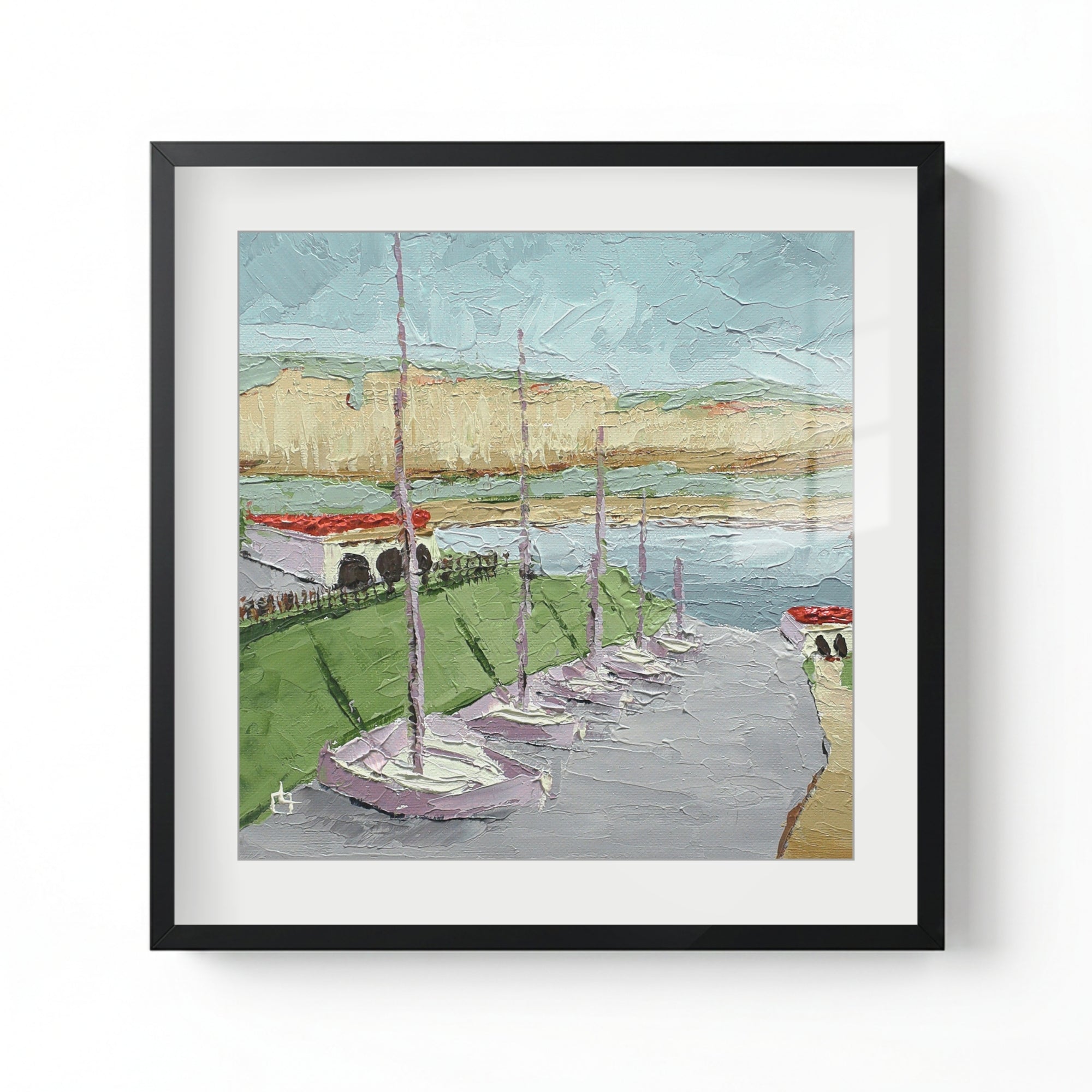 Freddy's Cove Squaro Lake Arizona Wall Art Framed Fine Art Print