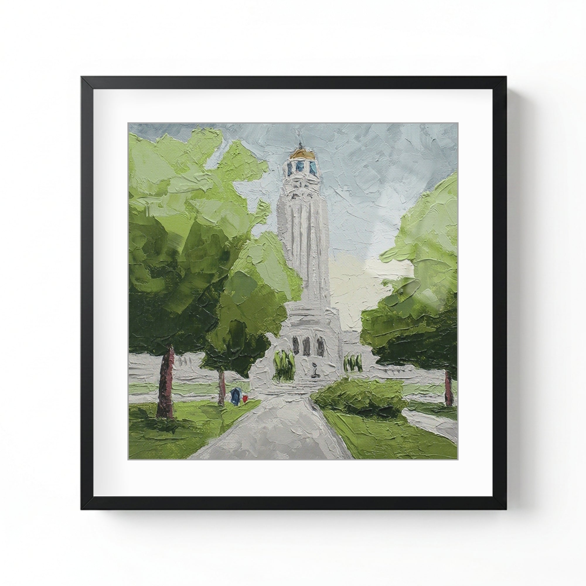 Nebraska State Capitol Wall Art Framed Fine Art Print