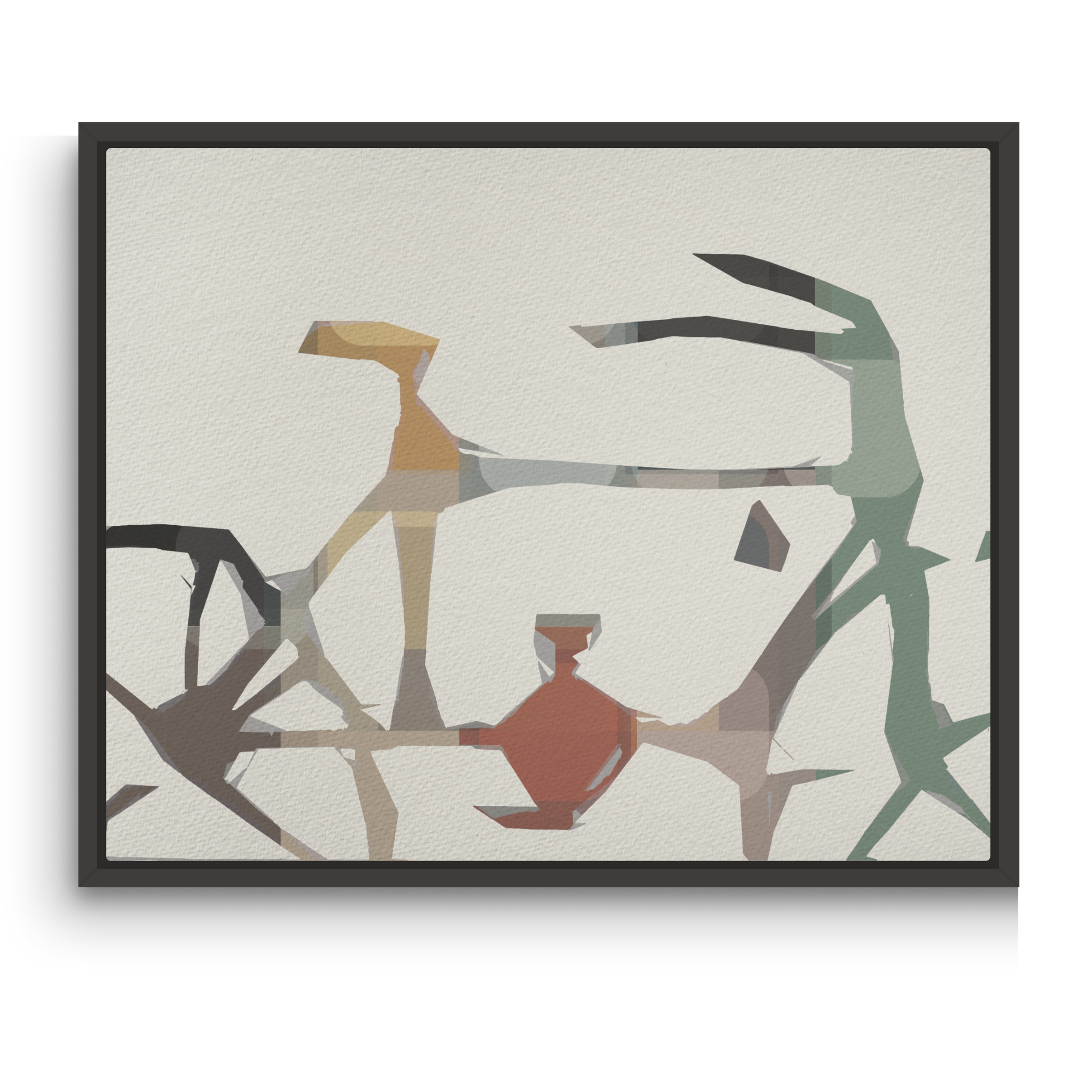 Dusty Old Bike Wall Art Canvas Print