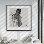 Groupie Girl Wall Art Fine Art Print