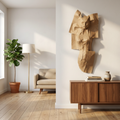 Mut Origami Cardboard Sculpture