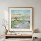 Freddy's Cove Squaro Lake Arizona Wall Art Framed Fine Art Print