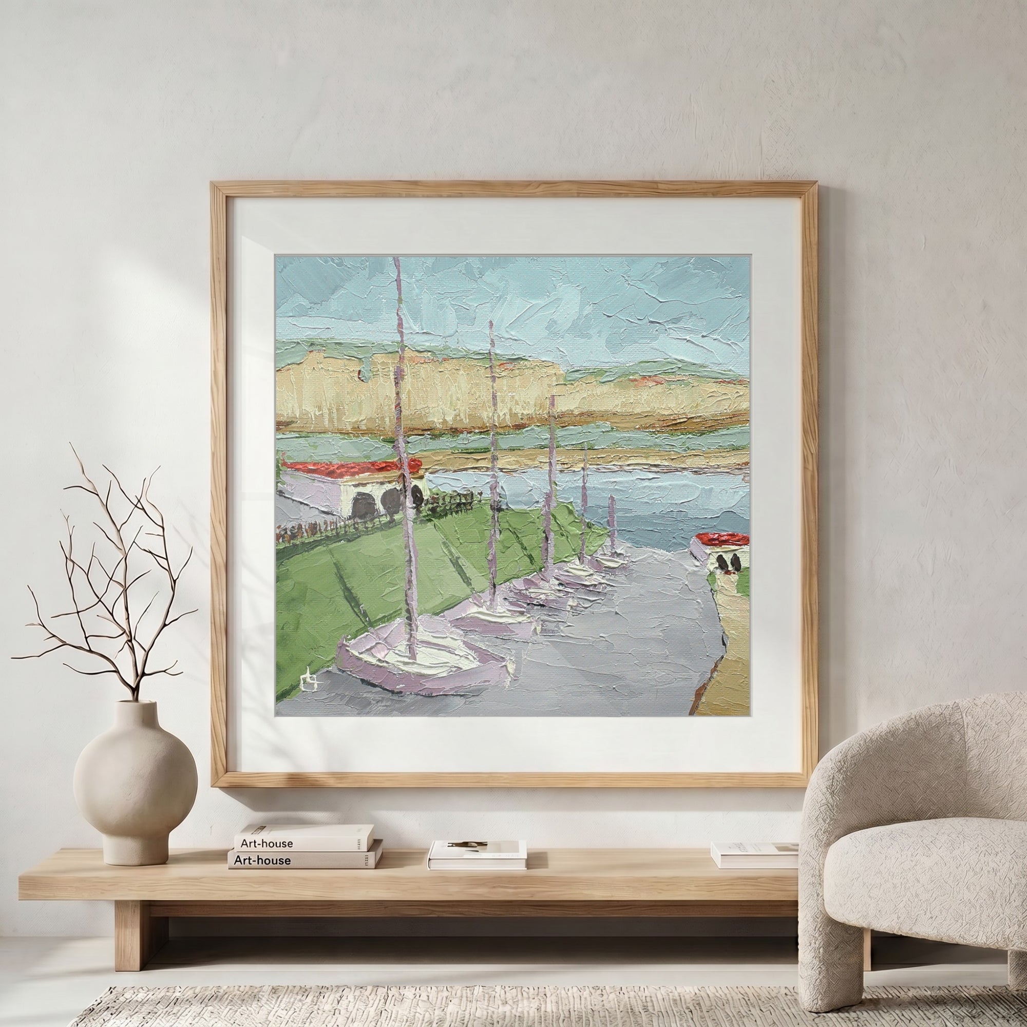 Freddy's Cove Squaro Lake Arizona Wall Art Framed Fine Art Print