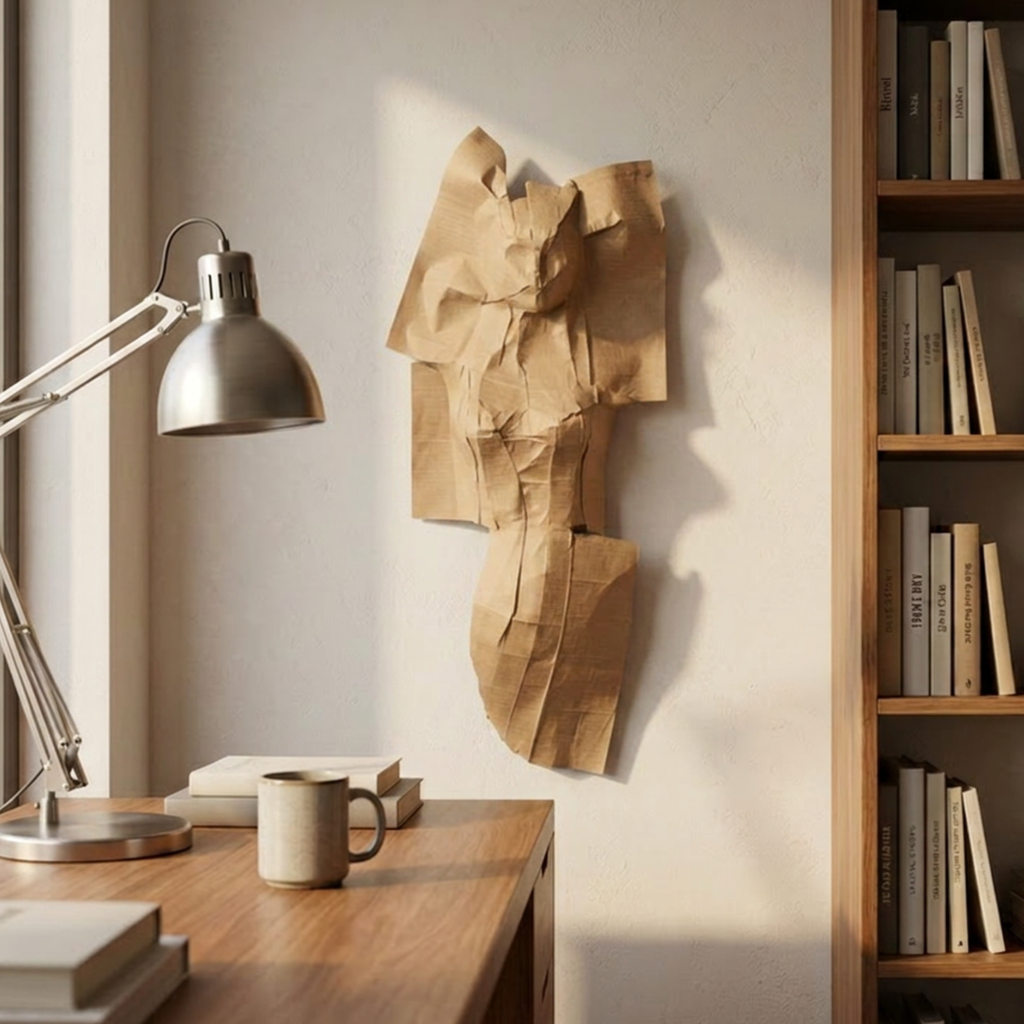 Mut Origami Cardboard Sculpture