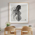 Groupie Girl Wall Art Fine Art Print