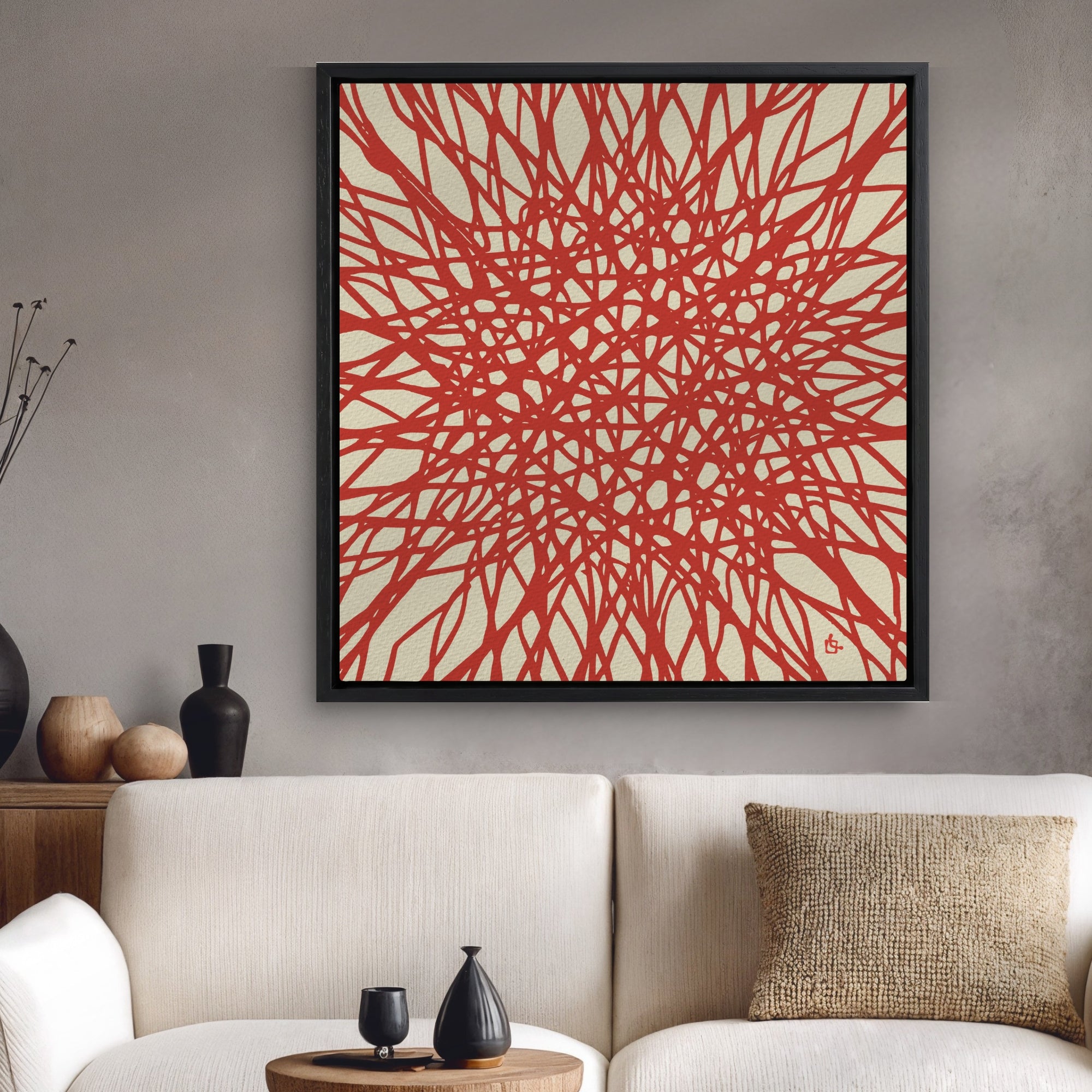 Coral Cables Wall Art Canvas Print