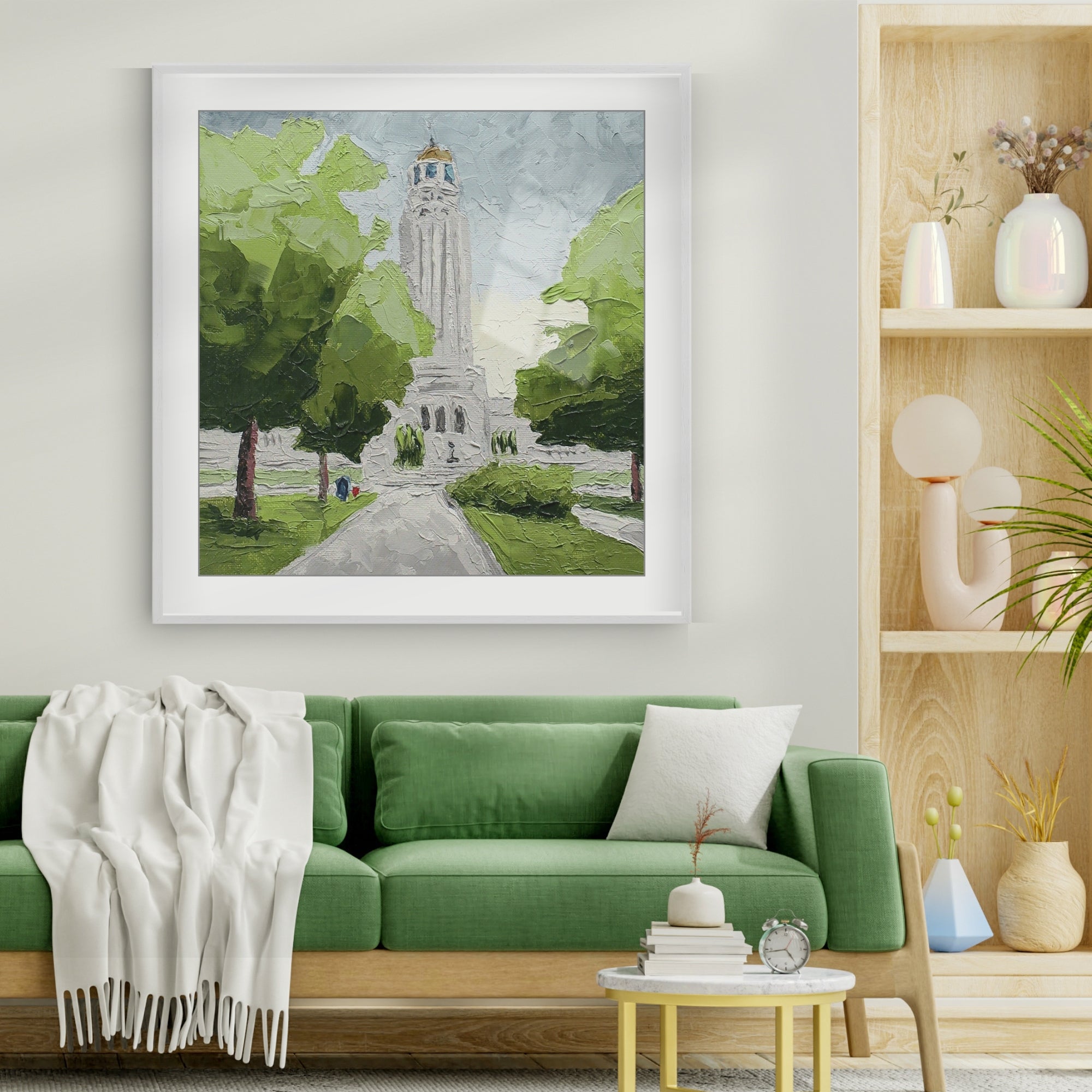 Nebraska State Capitol Wall Art Framed Fine Art Print