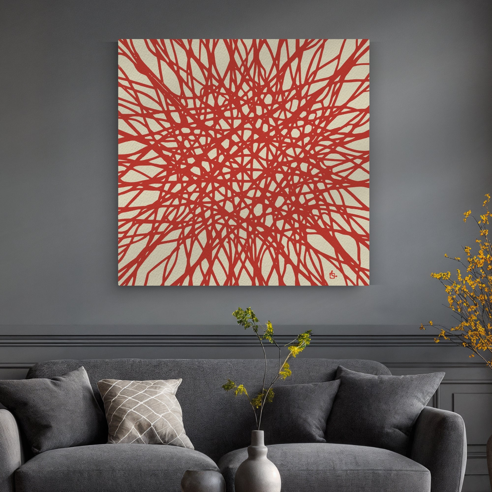 Coral Cables Wall Art Canvas Print