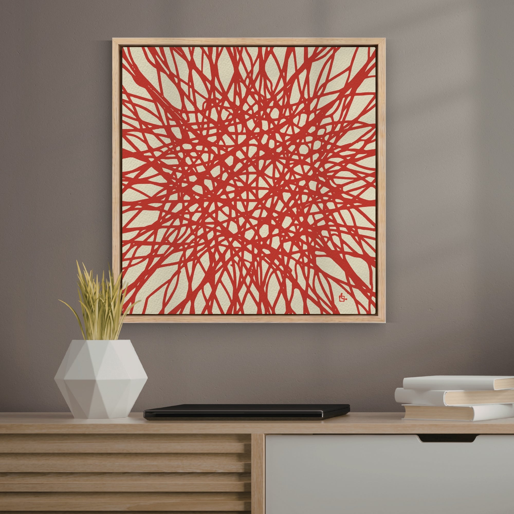 Coral Cables Wall Art Canvas Print