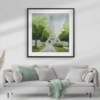 Nebraska State Capitol Wall Art Framed Fine Art Print
