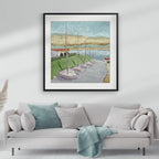 Freddy's Cove Squaro Lake Arizona Wall Art Framed Fine Art Print