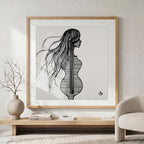 Groupie Girl Wall Art Fine Art Print