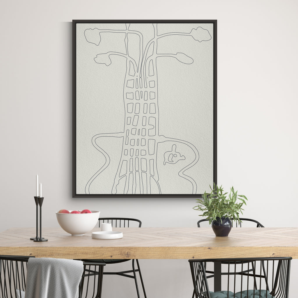 Bass Lines Wall Art Canvas Print