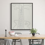 Bass Lines Wall Art Canvas Print