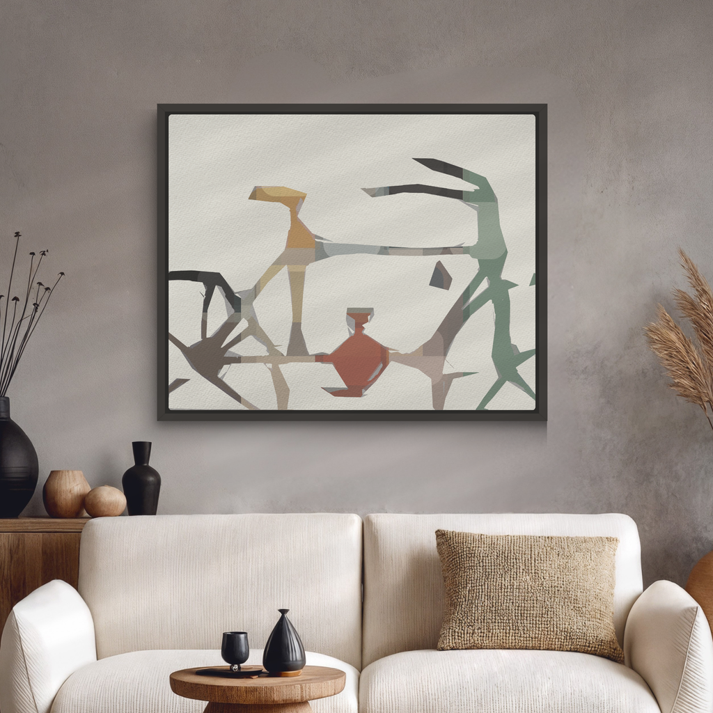 Dusty Old Bike Wall Art Canvas Print