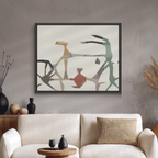Dusty Old Bike Wall Art Canvas Print