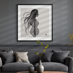 Groupie Girl Wall Art Fine Art Print