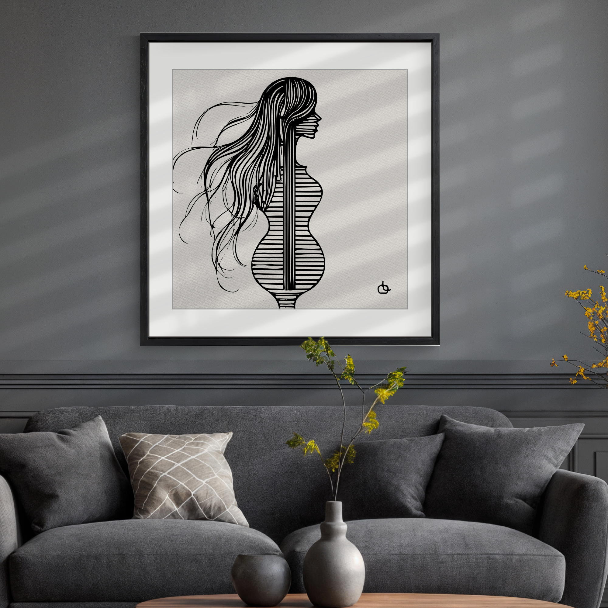 Groupie Girl Wall Art Fine Art Print