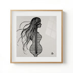 Groupie Girl Wall Art Fine Art Print