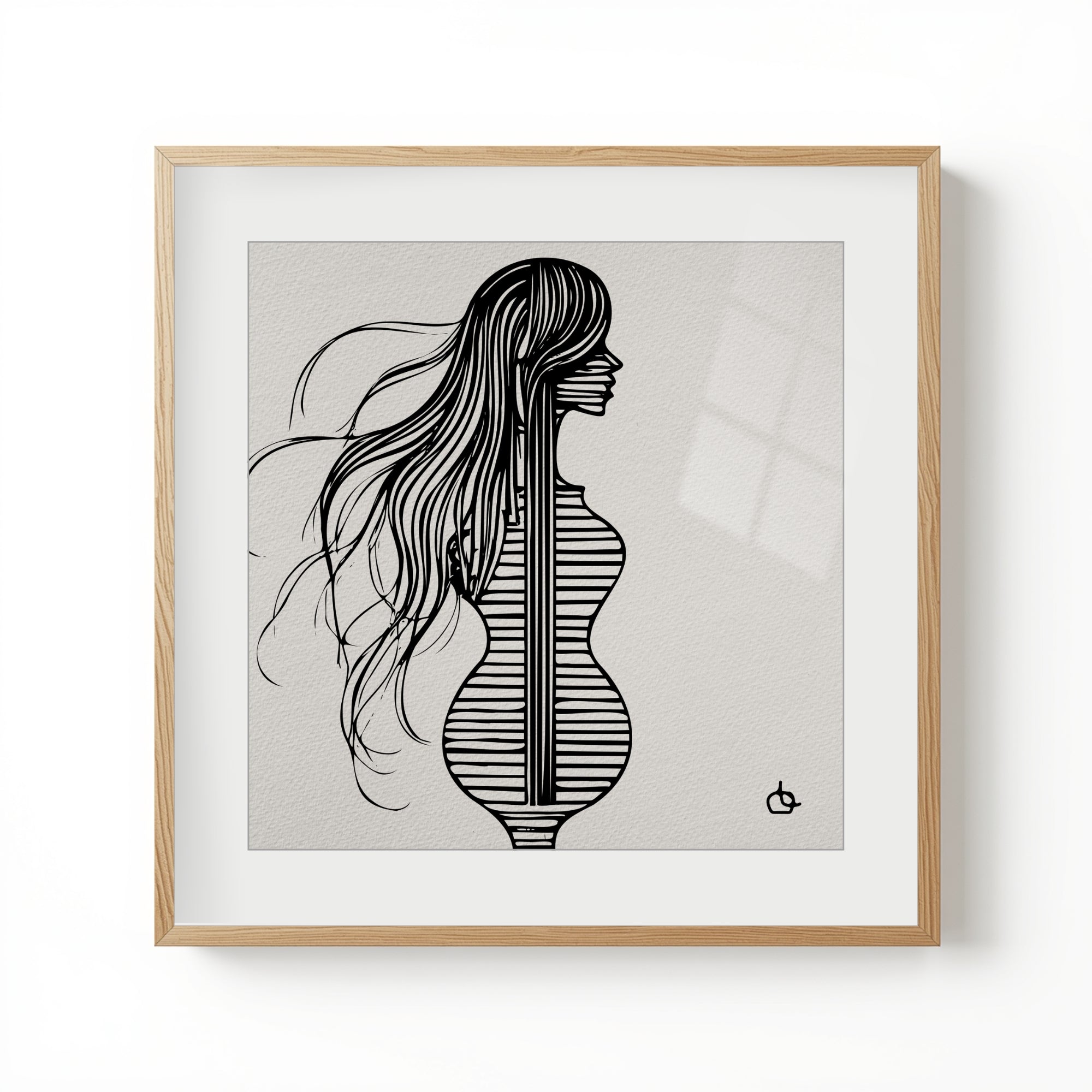 Groupie Girl Wall Art Fine Art Print