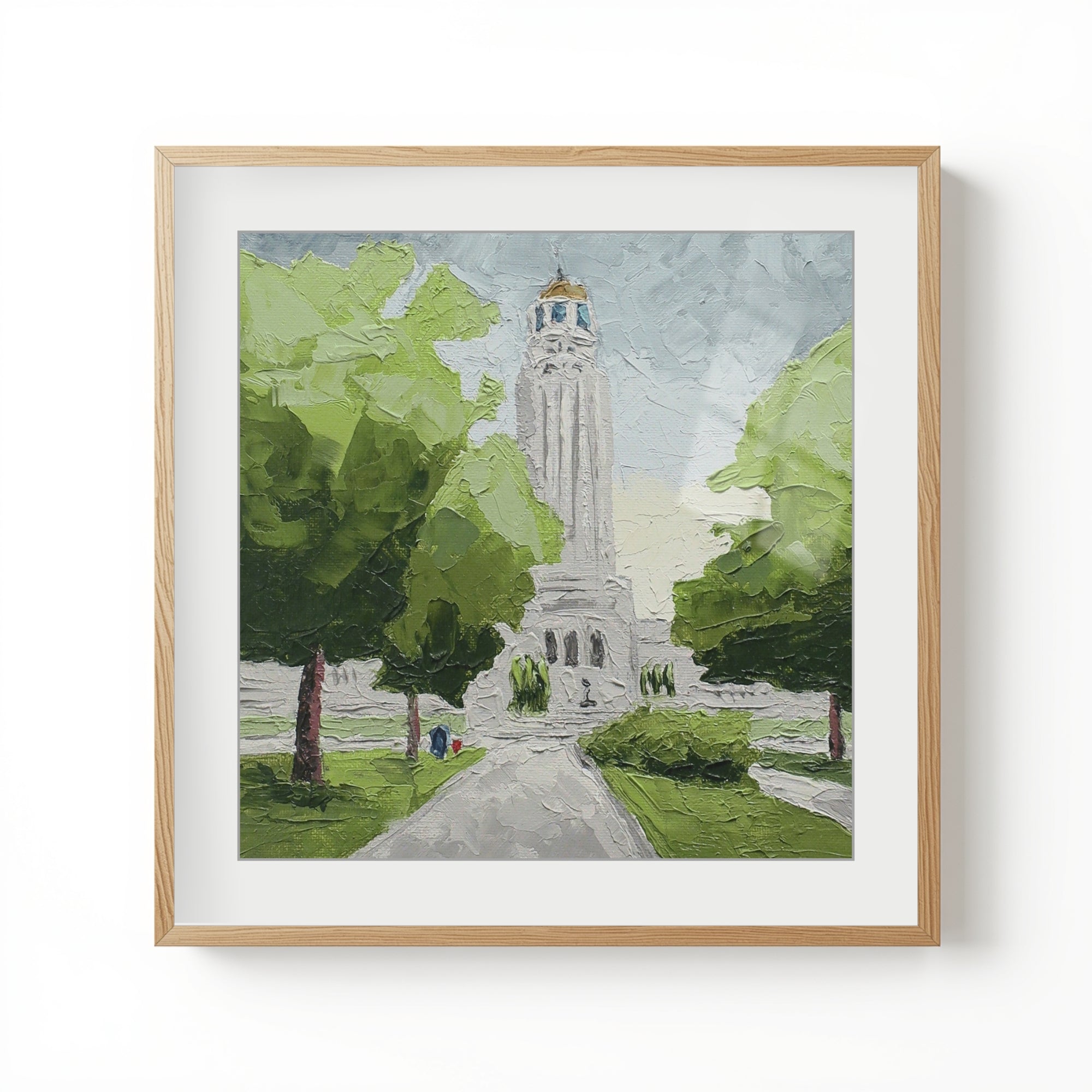 Nebraska State Capitol Wall Art Framed Fine Art Print