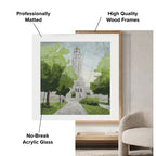 Nebraska State Capitol Wall Art Framed Fine Art Print