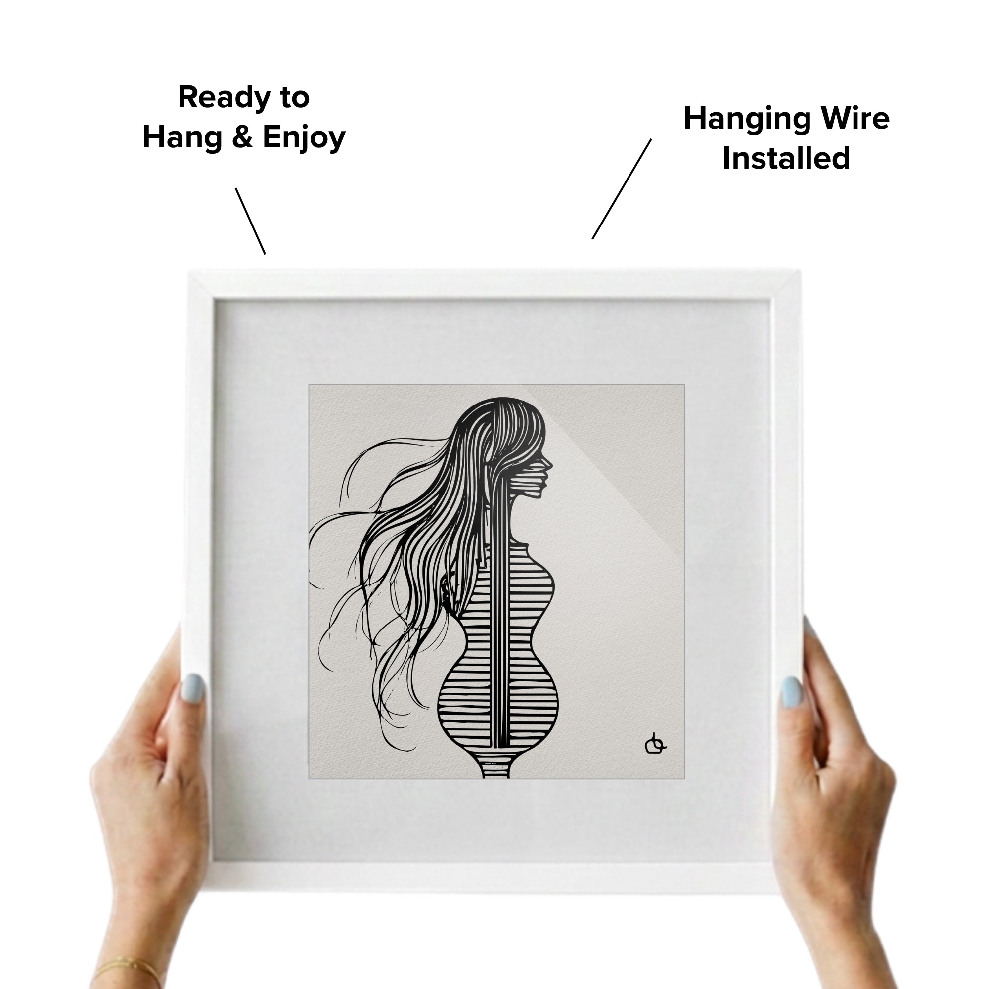 Groupie Girl Wall Art Fine Art Print