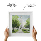Nebraska State Capitol Wall Art Framed Fine Art Print