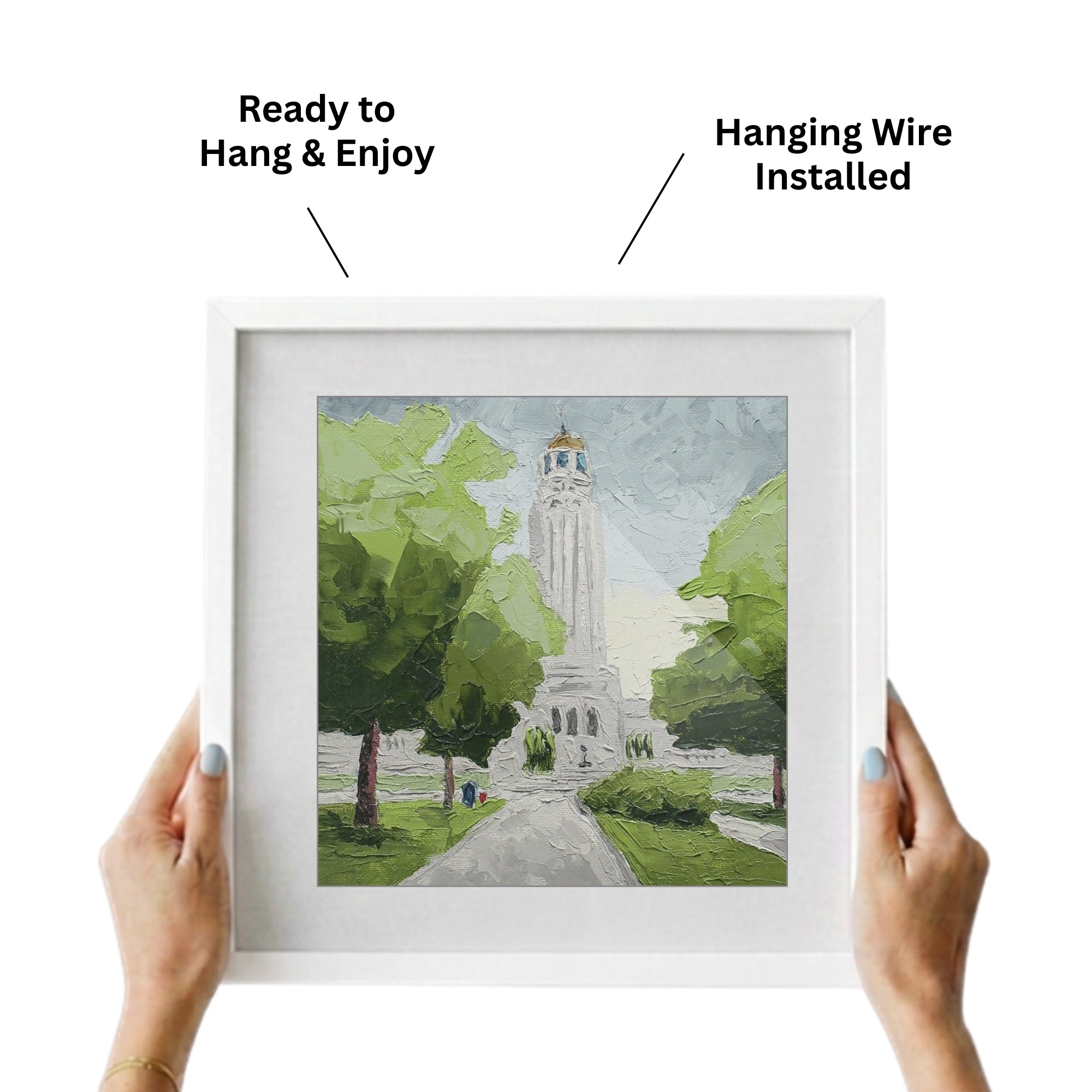 Nebraska State Capitol Wall Art Framed Fine Art Print