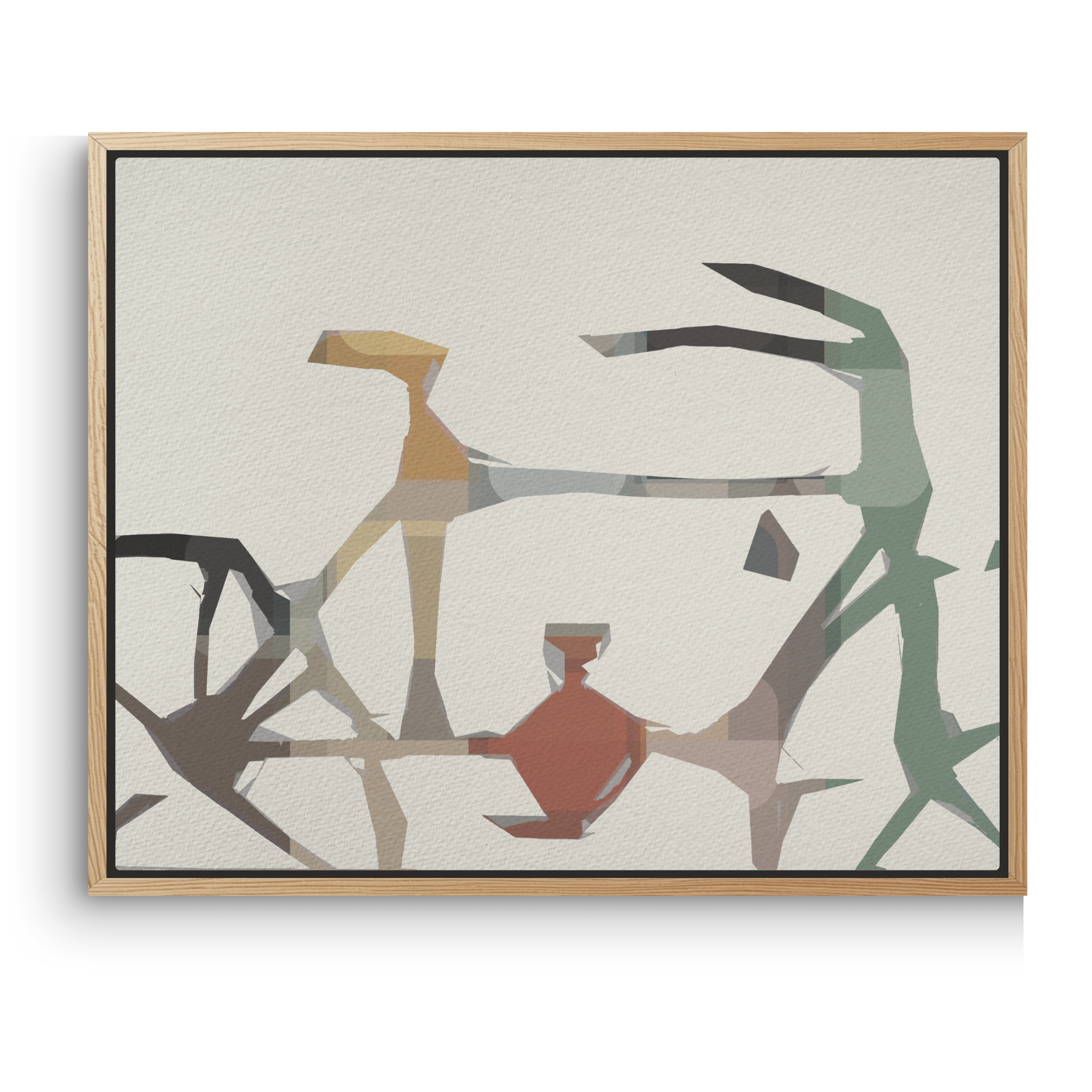 Dusty Old Bike Wall Art Canvas Print