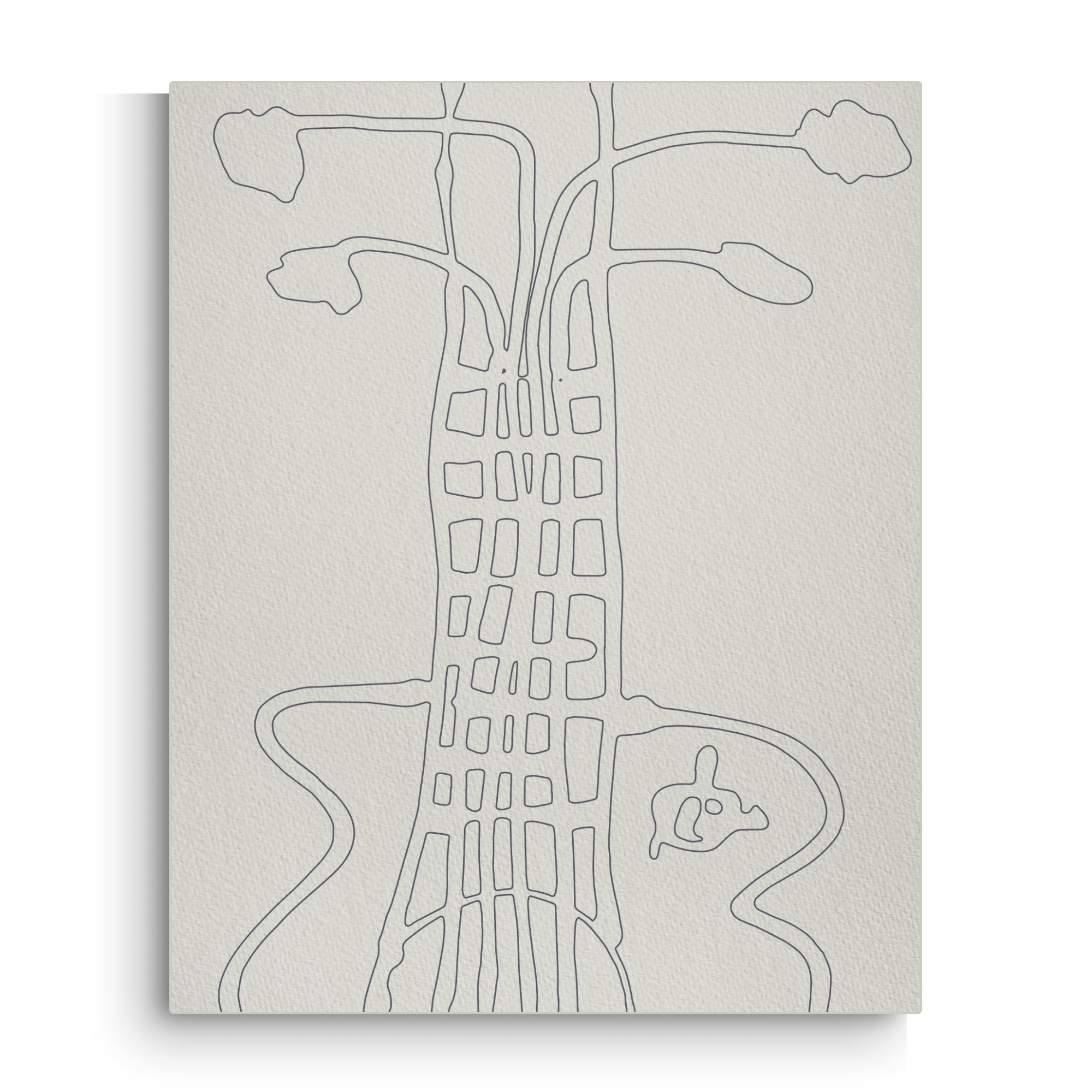 Bass Lines Wall Art Canvas Print