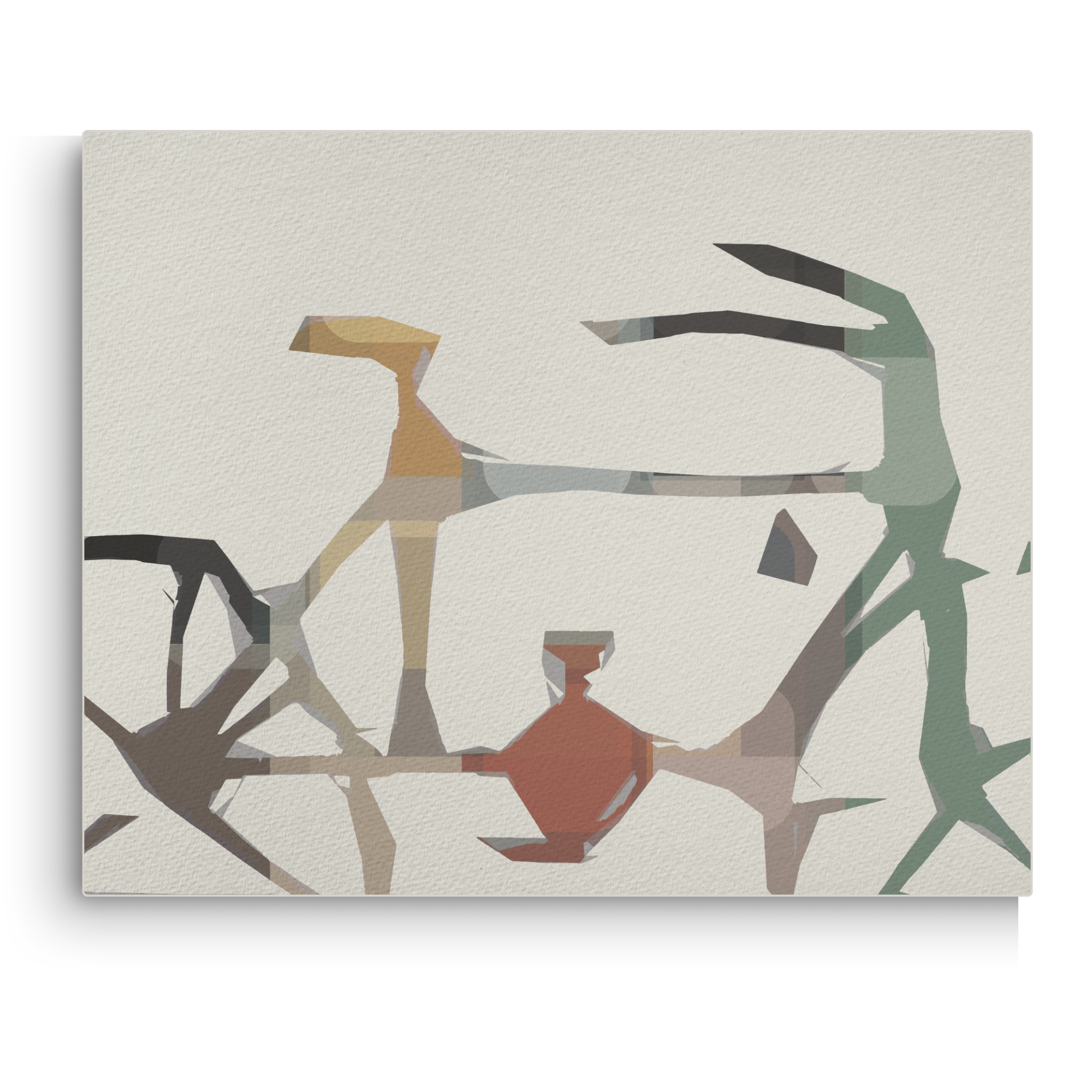 Dusty Old Bike Wall Art Canvas Print