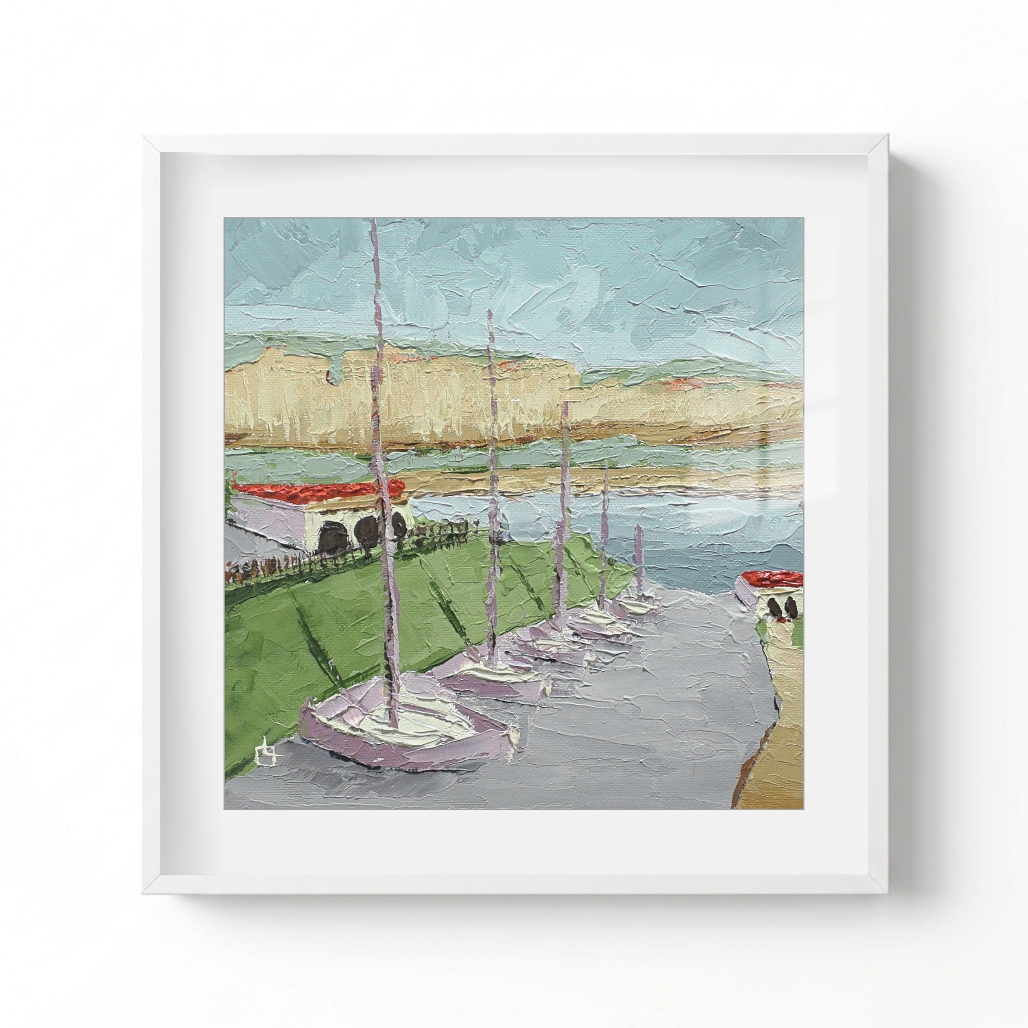Freddy's Cove Squaro Lake Arizona Wall Art Framed Fine Art Print