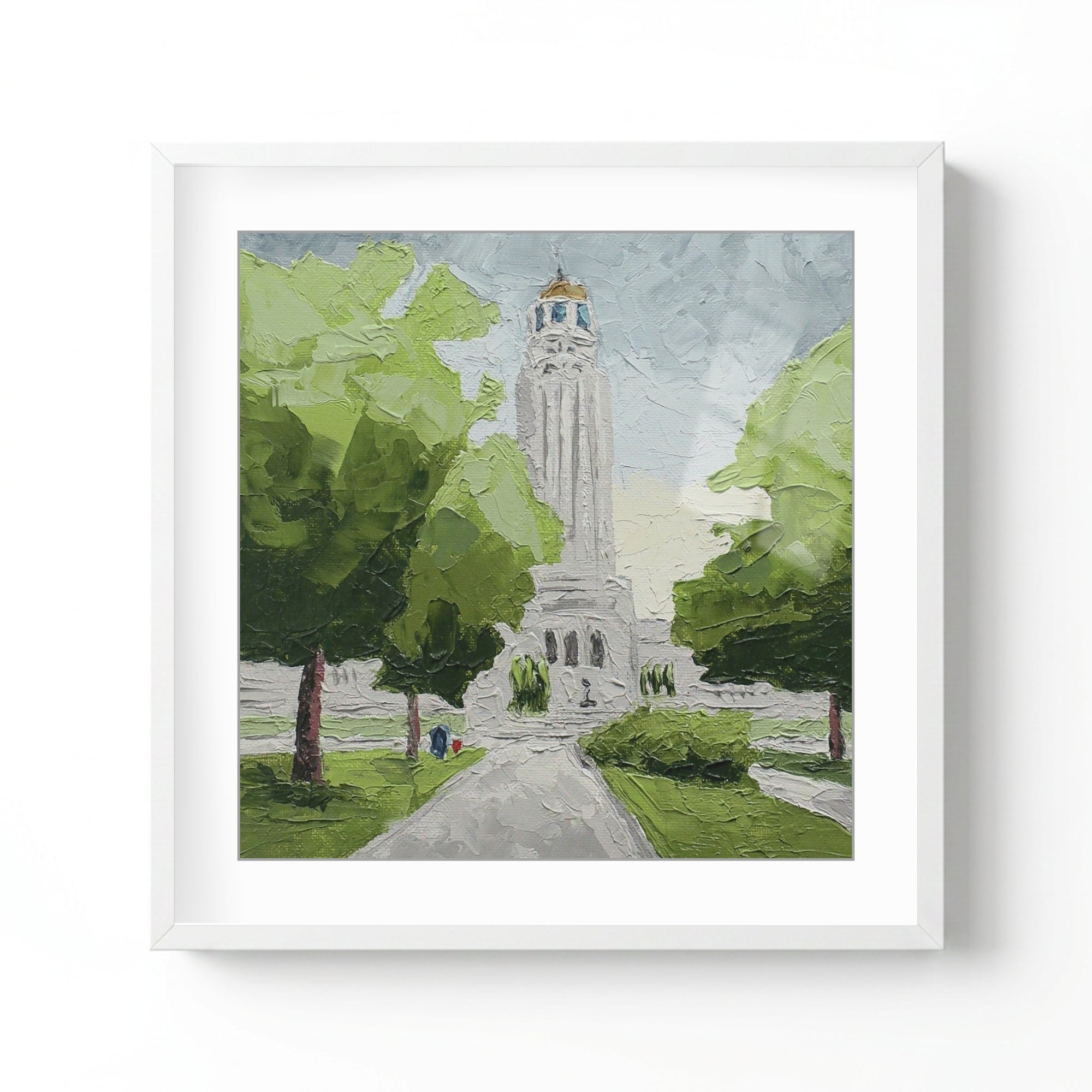 Nebraska State Capitol Wall Art Framed Fine Art Print