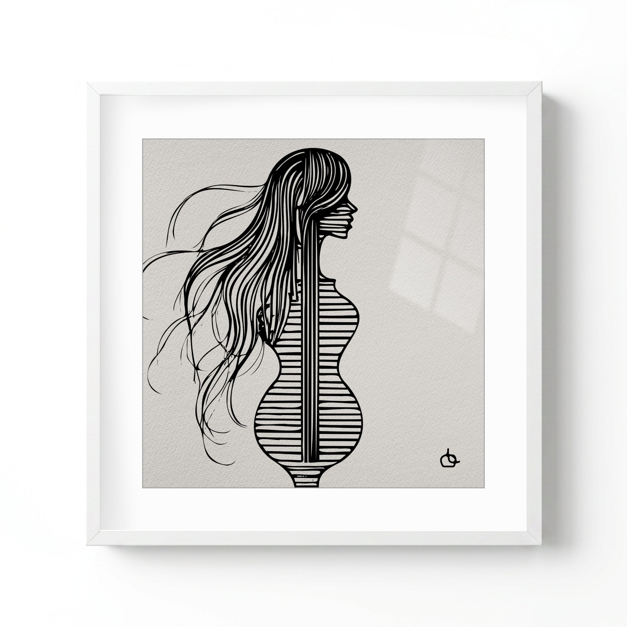 Groupie Girl Wall Art Fine Art Print