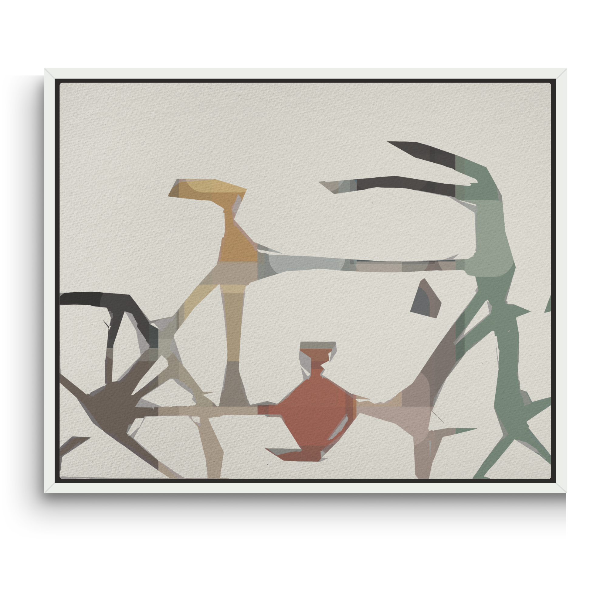 Dusty Old Bike Wall Art Canvas Print