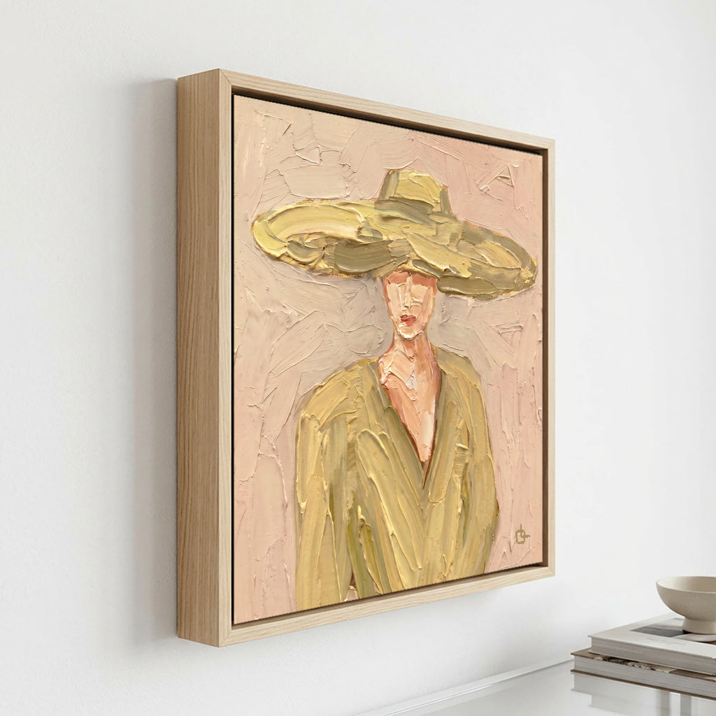 Blind Muse Golden Butter Wall Art Canvas Print image 4