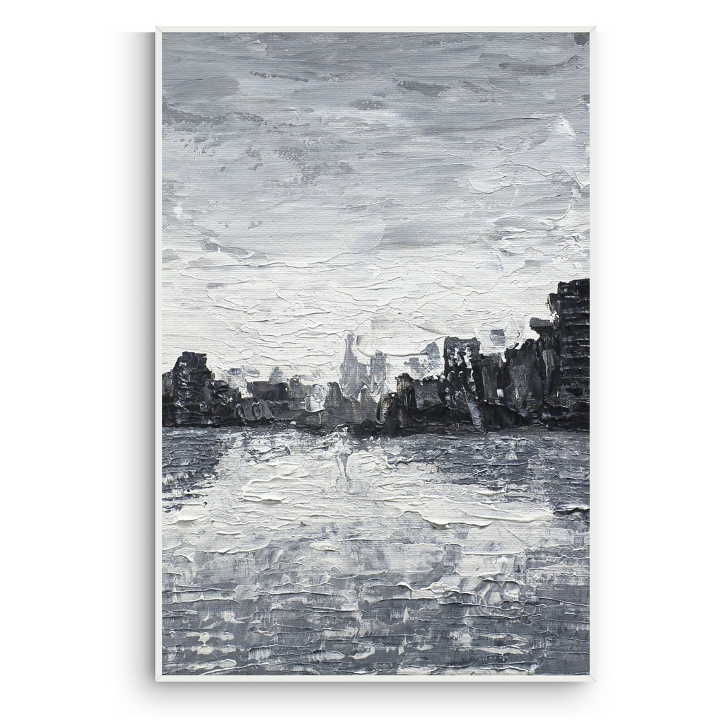Leaving Nashville Original Painting Wall Art 9"x12" image 2
